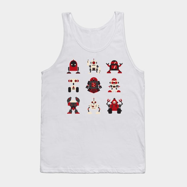 Robot Revolution Tank Top by Kappacino Creations